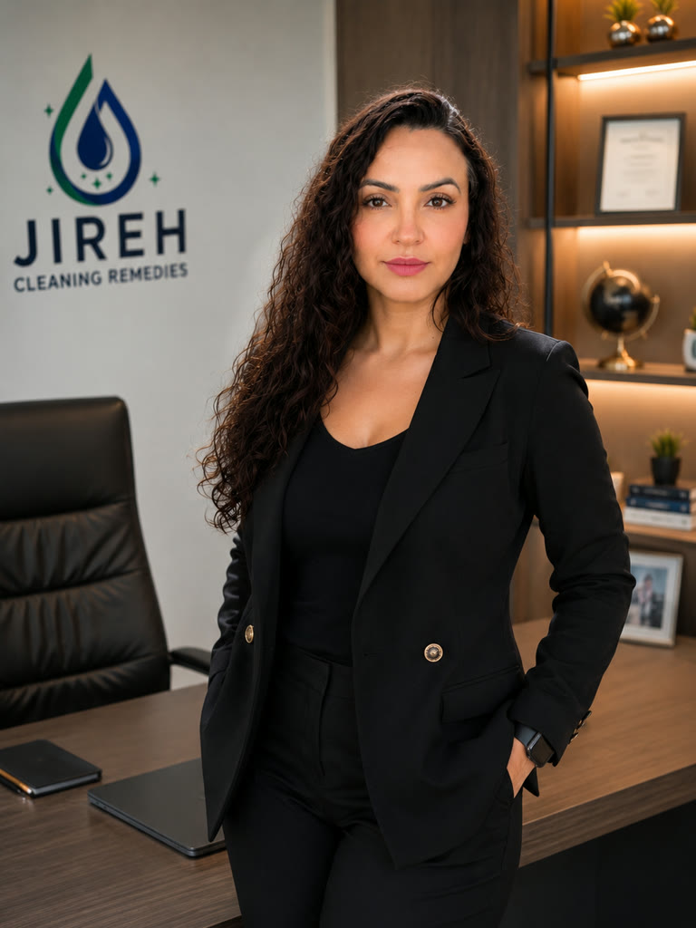 Lorena O'Kelly, Founder and Chief Executive Officer of Jireh Property Brands LLC, in her office.